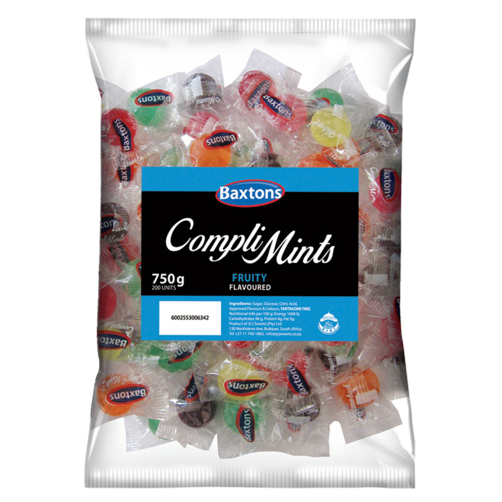 Baxtons CompliMints — Fruity 750g