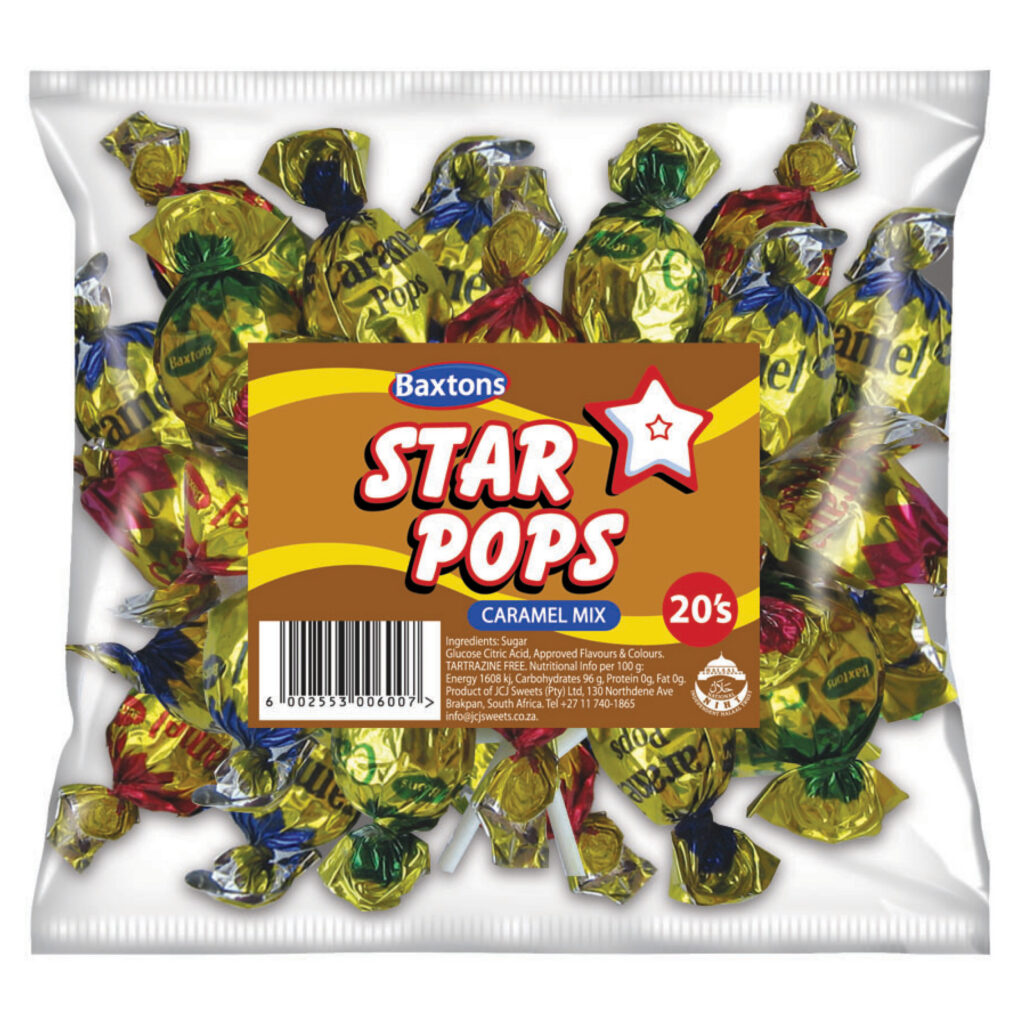 Baxtons Pops — Caramel Mix 20's