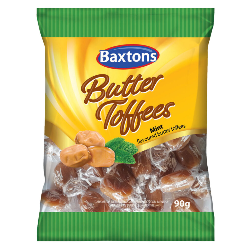 Baxtons Butter Toffees — Mint 90g